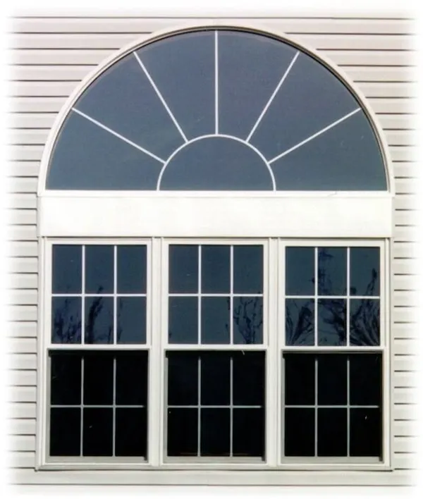 Decorative circle window accent