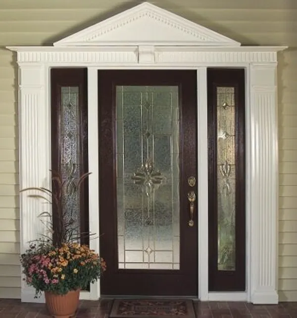 Fiberglass entry door installation