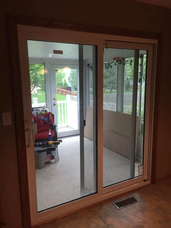 Frisbie home window installation